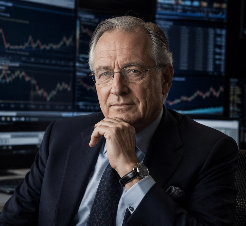 Charles Whitmore in a professional market research setting